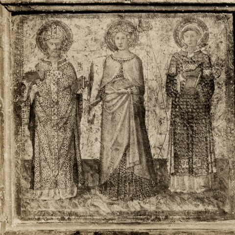 Anonimo — Ceccarelli Naddo - sec. XIV - San Biagio, santa Caterina d'Alessandria e san Lorenzo — insieme